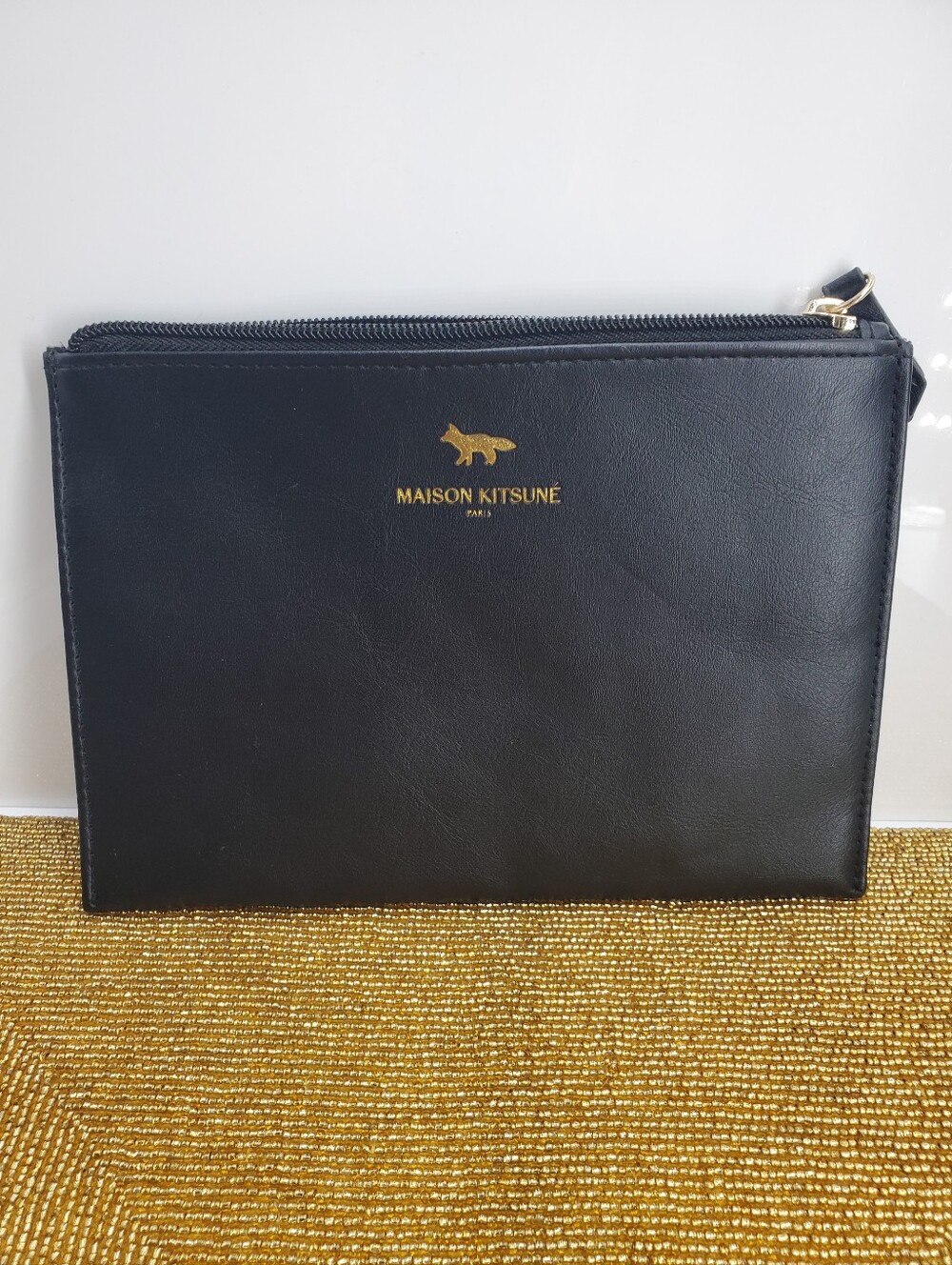 Maison Kitsuné, JAL Japan Airlines Business Class, Amenity Accessory Bag, 8x6"